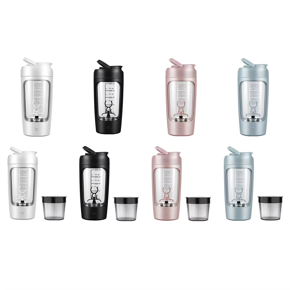 Electric Protein Shaker Bottle Rechargeable Portable Mixer Cup BPA Free Shaker Cups Gym Sport Water Bottle for Men Women